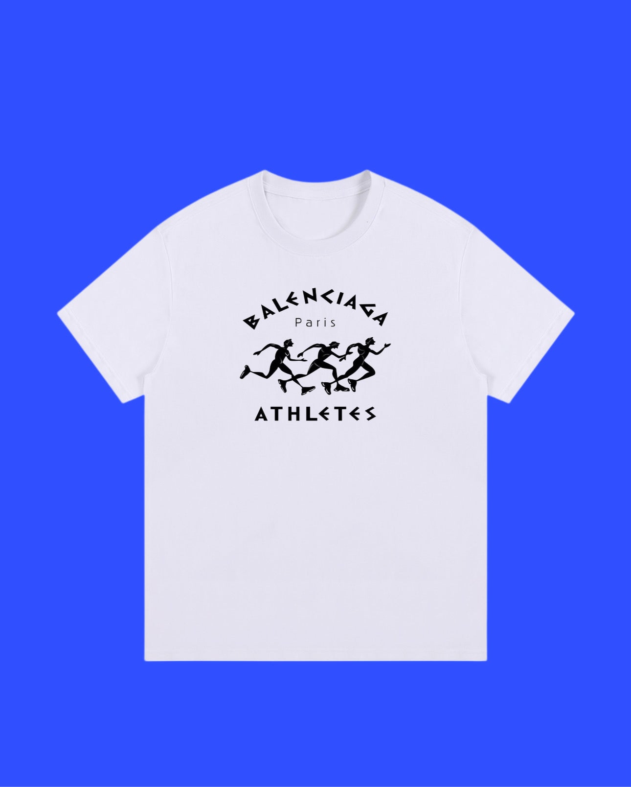 Balenciaga Athletes Graphic T-Shirt β Paris Retro Sport Runner Tee