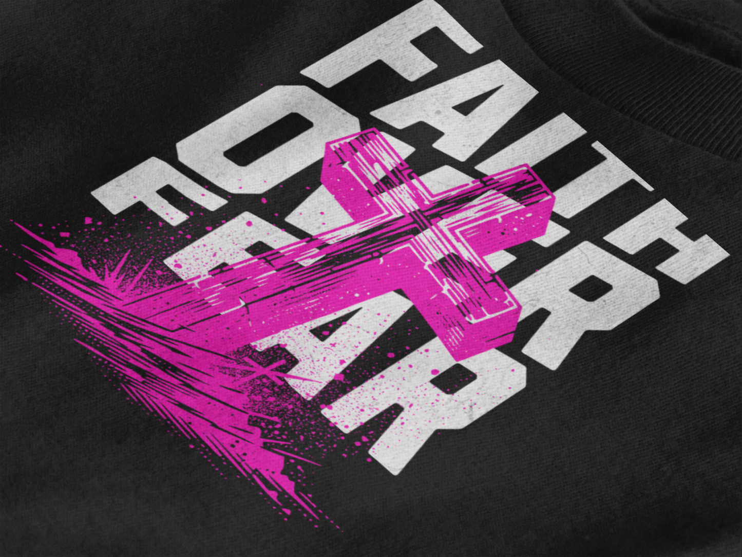 Faith Over Fear – Faith-Based Statement Shirt