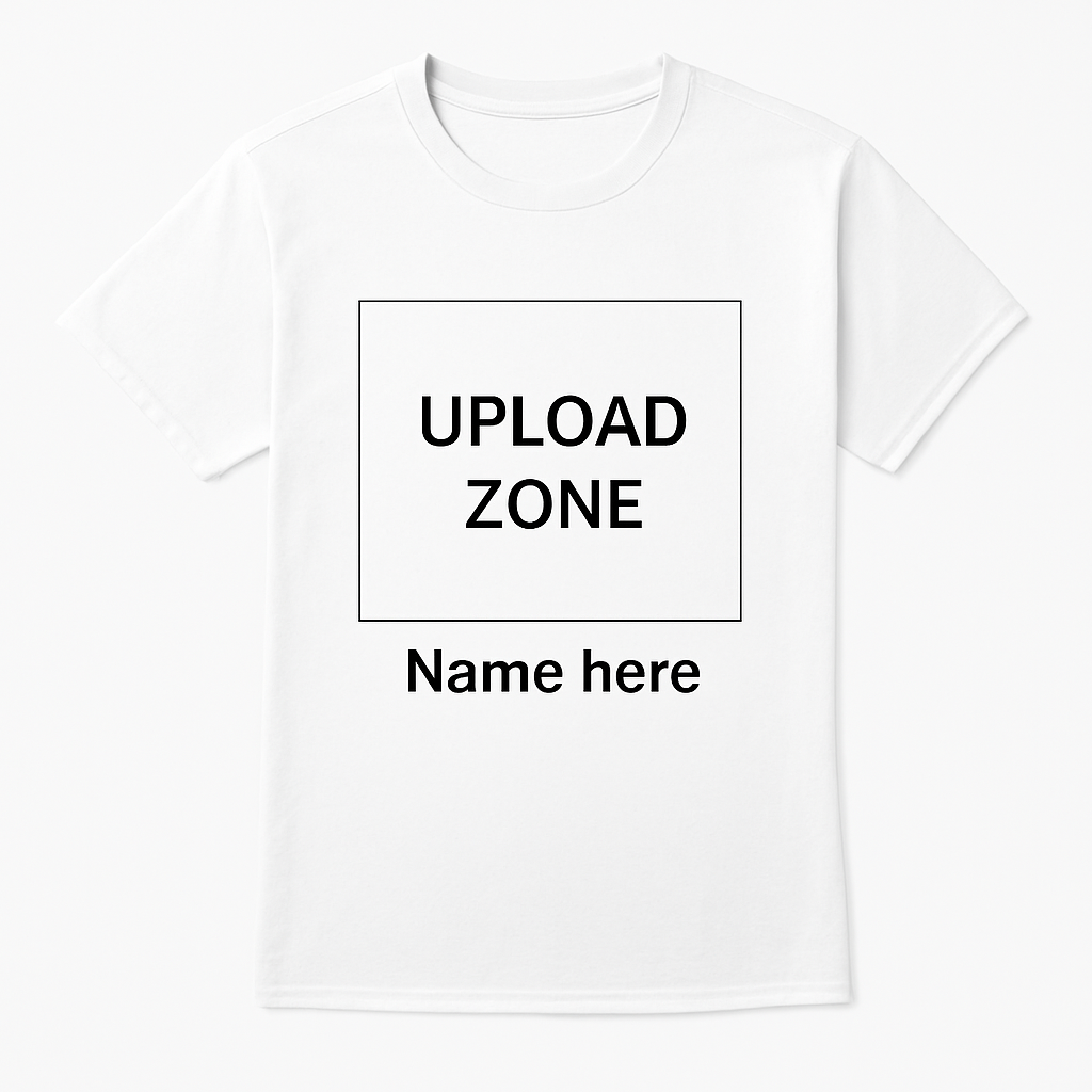 Custom Photo T-Shirt with Your Text – Personalized Gift for Family, Pets, or Friends