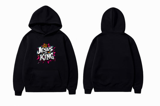 Jesus Is King Hoodie – Faith-Driven Streetwear